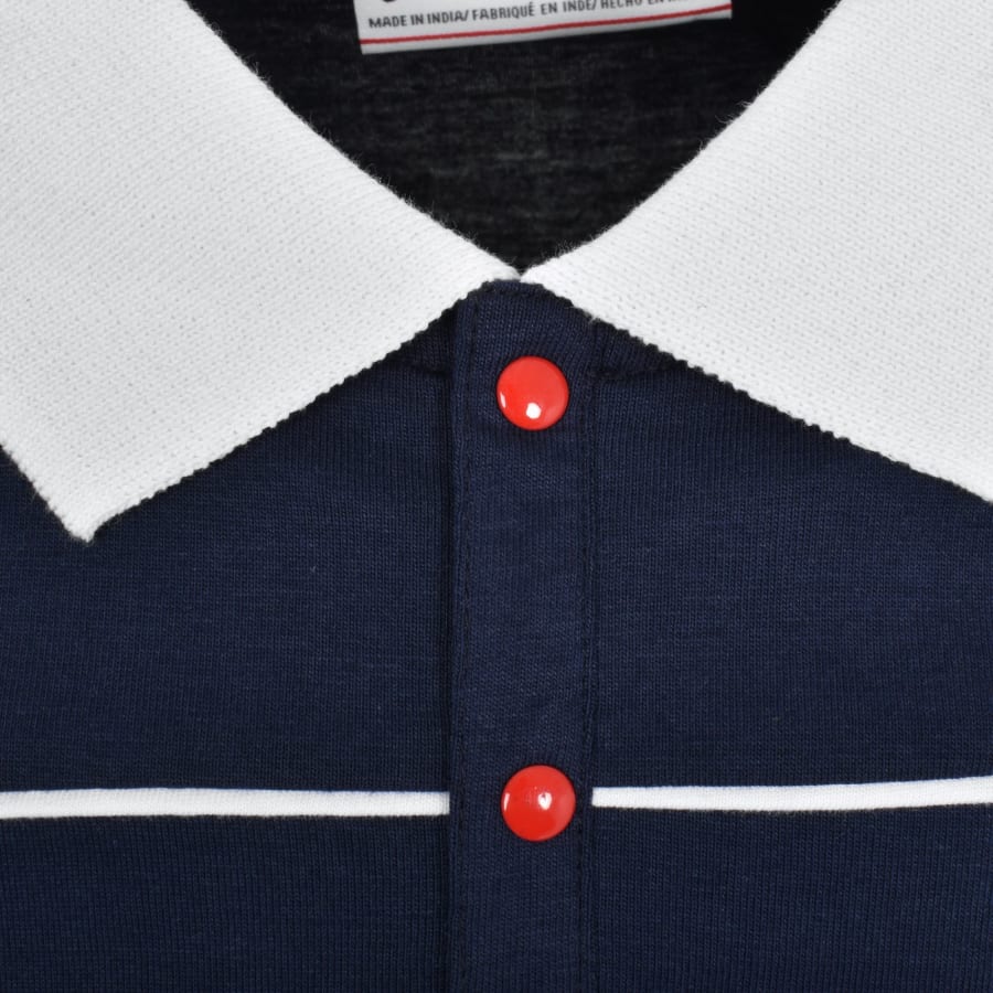 Fila Vintage Grandslam Polo T Shirt Navy